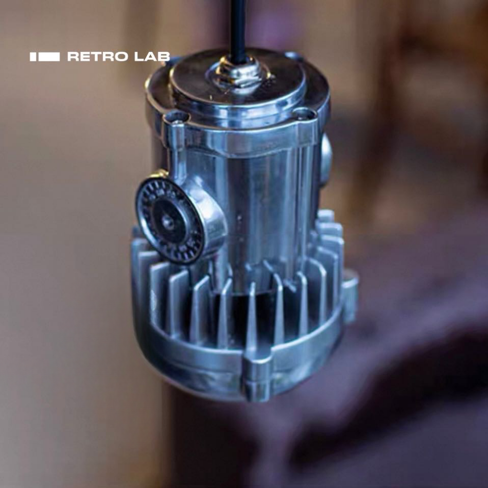 iretrolab Vintage Industrial Bullet Design Pendant Lamp, Cast Aluminum