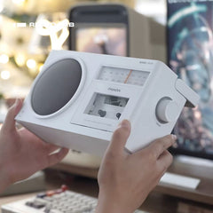 iretrolab Retro Bluetooth Cassette Player with AM/FM Radio