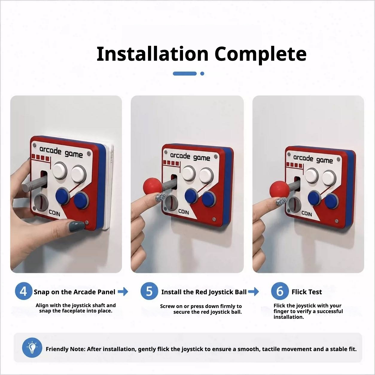 iretrolab Arcade Joystick Switch Panel — Creative DIY Wall Decor